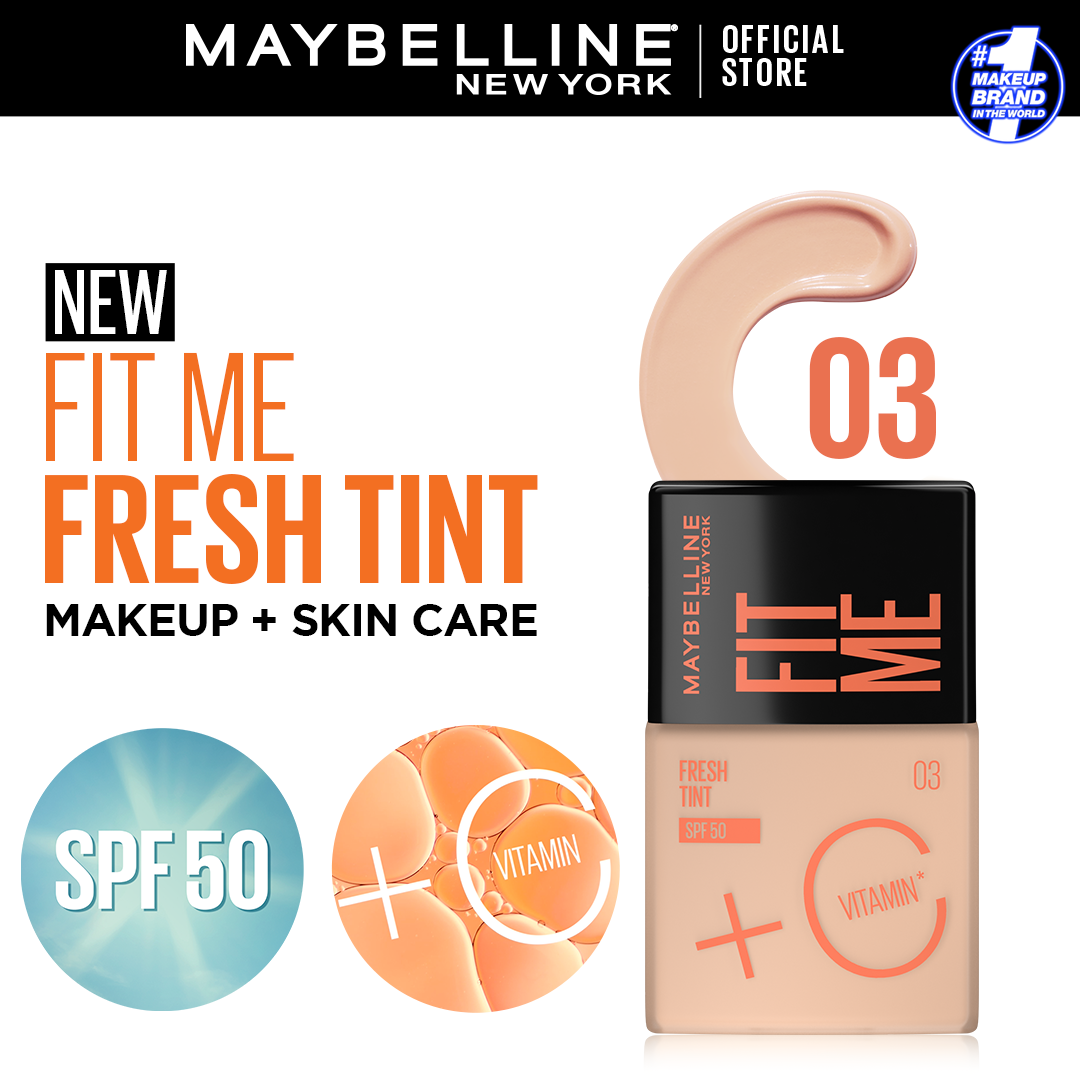 Maybelline - Fit Me Fresh Tint Spf 50 + Vitamin C Foundation - 03