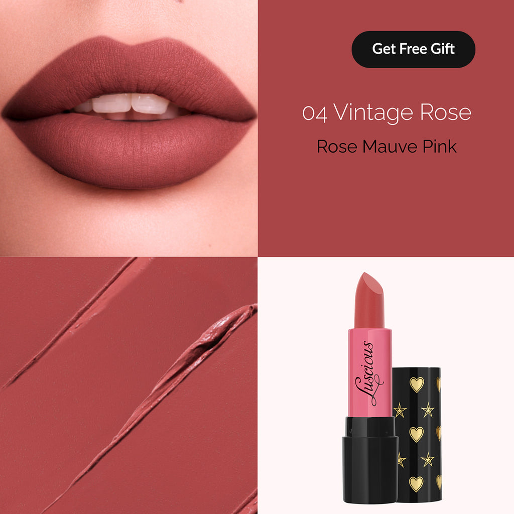 Luscious - Icon Lipstick - Vintage Rose