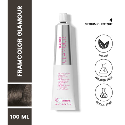 Framesi - FramColor Glamour - 4  Medium Chestnut