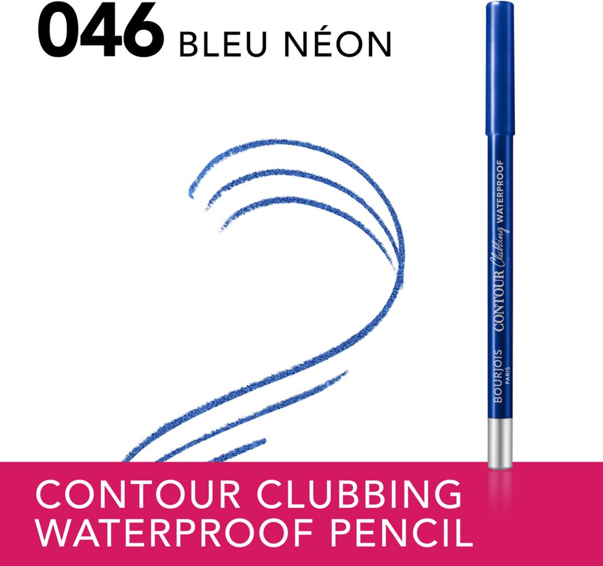 Bourjois - Contour Clubbing Waterproof Eye Pencil - 046 Bleu Neon