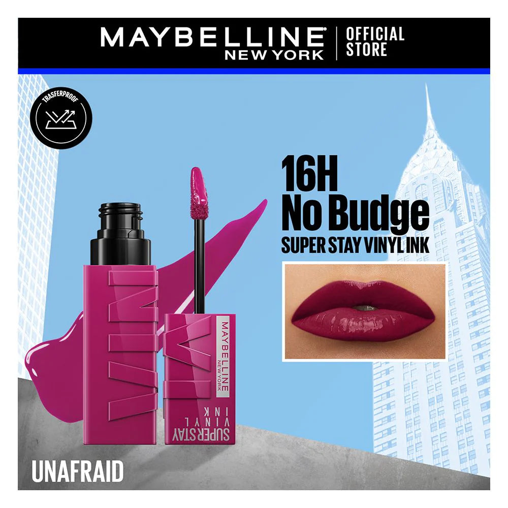 Maybelline - Superstay Vinyl Ink Lipstick - 170 Unafraid