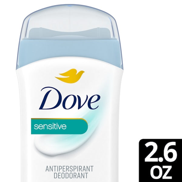 Dove - Invisible Solid Sensitive Antiperspirant Stick - 2.6 Oz (74g)