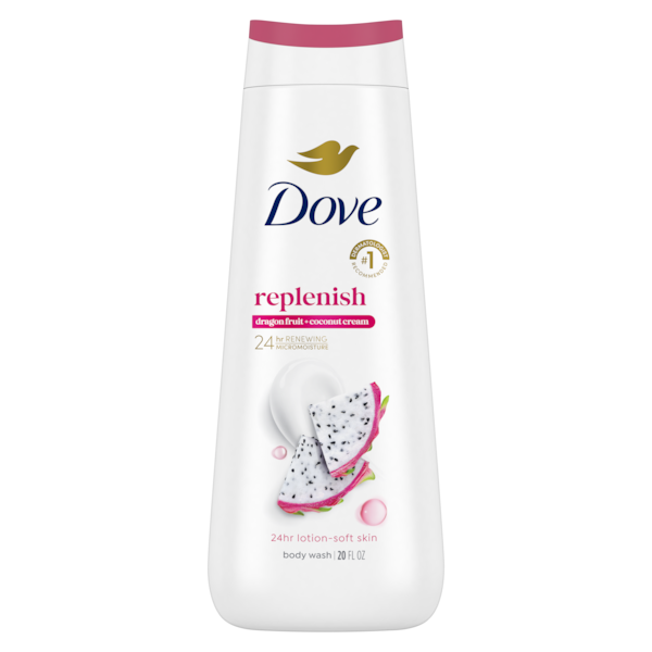 Dove - Replenish Dragon Fruit & Coconut Cream Body Wash - 20 Fl Oz (591ml)