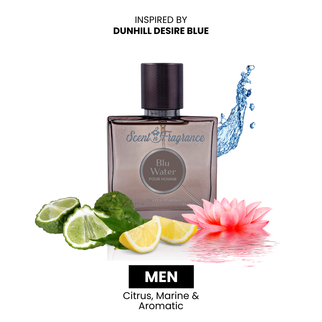 Blu Water Inspired By Dunhill Desire Blue - Men - 50ml