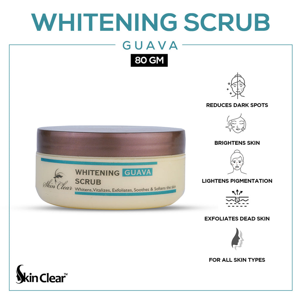 Skin Clear - Whitening Guava Scrub - 80gm