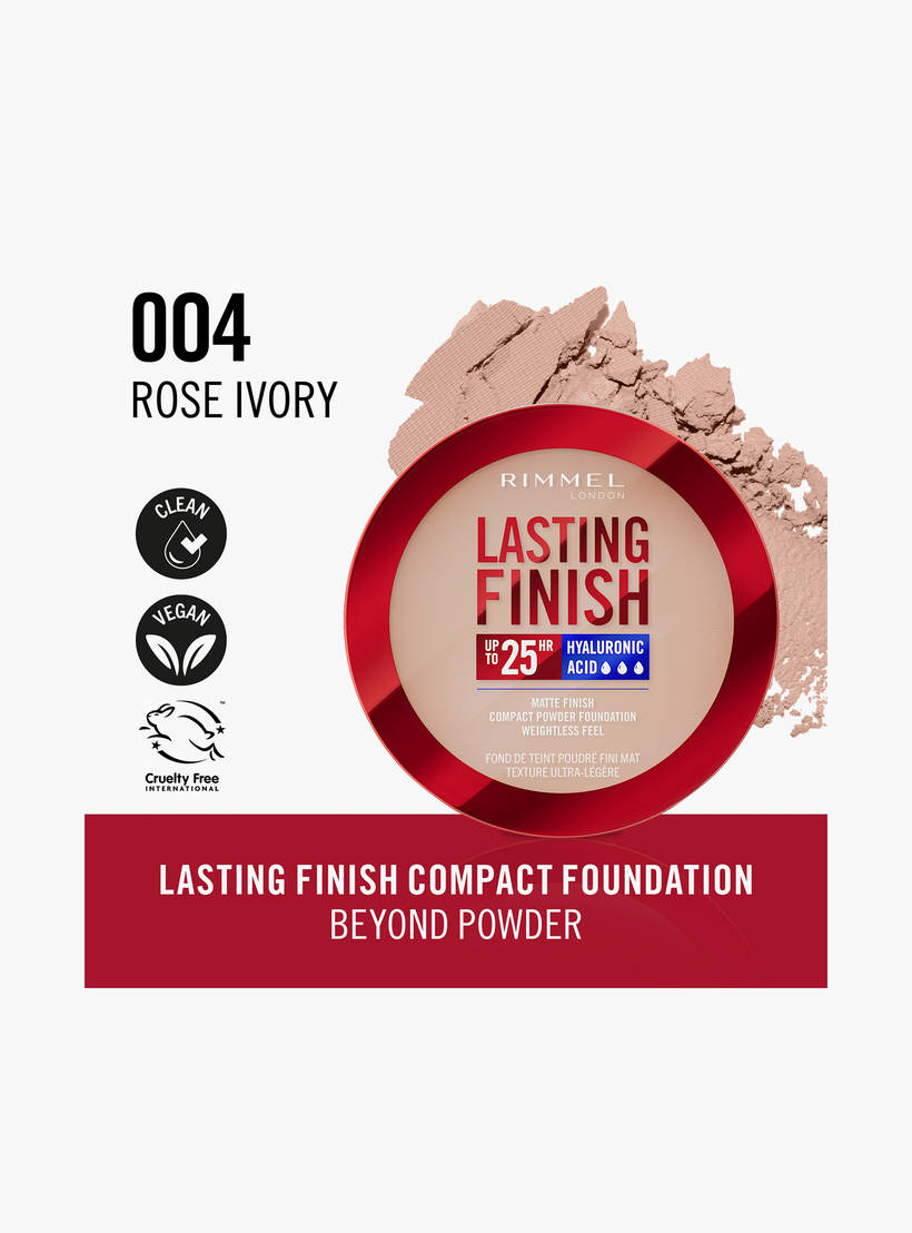 Rimmel London - Lasting Finish Compact Powder Foundation - 004 Rose Ivory