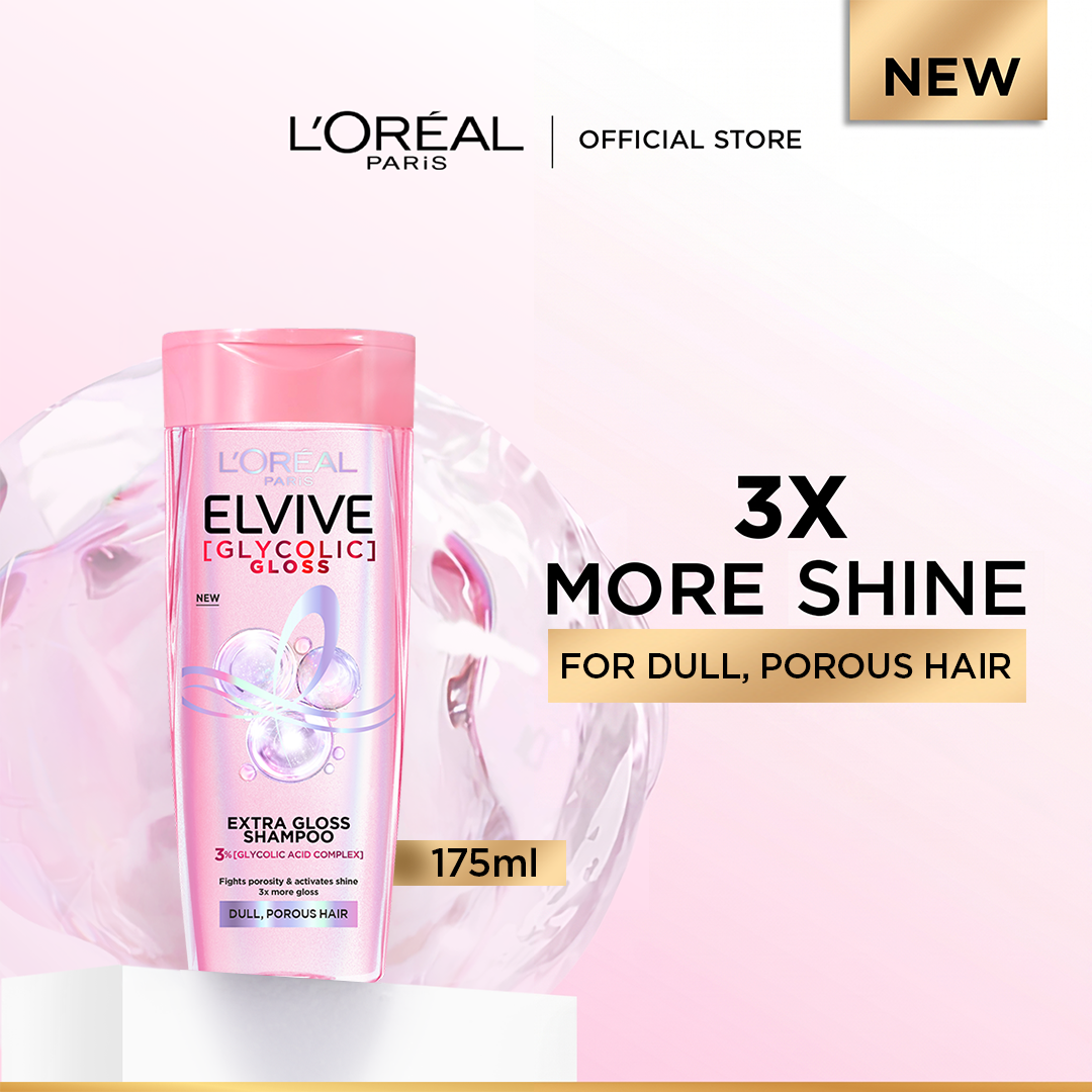 L'Oreal Paris - Elvive Shampoo Glycolic Gloss 175Ml