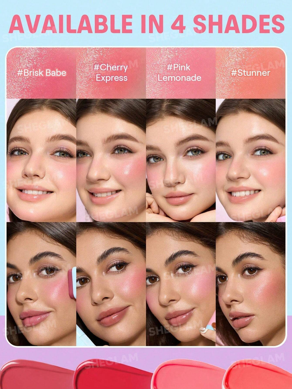 Sheglam - Glass Glow Blush Stick