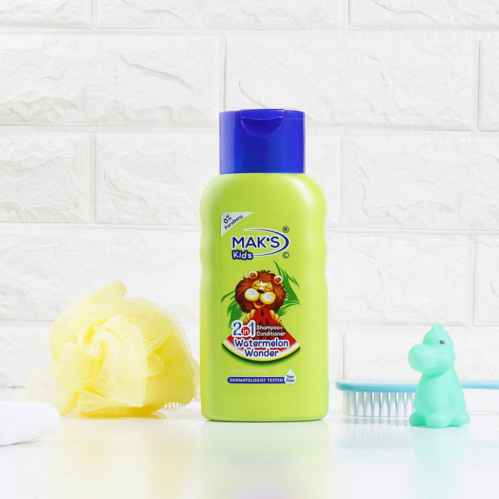 Mak's - Kids 2in1 Watermelon Wonder Shampoo + Conditioner - 300ml