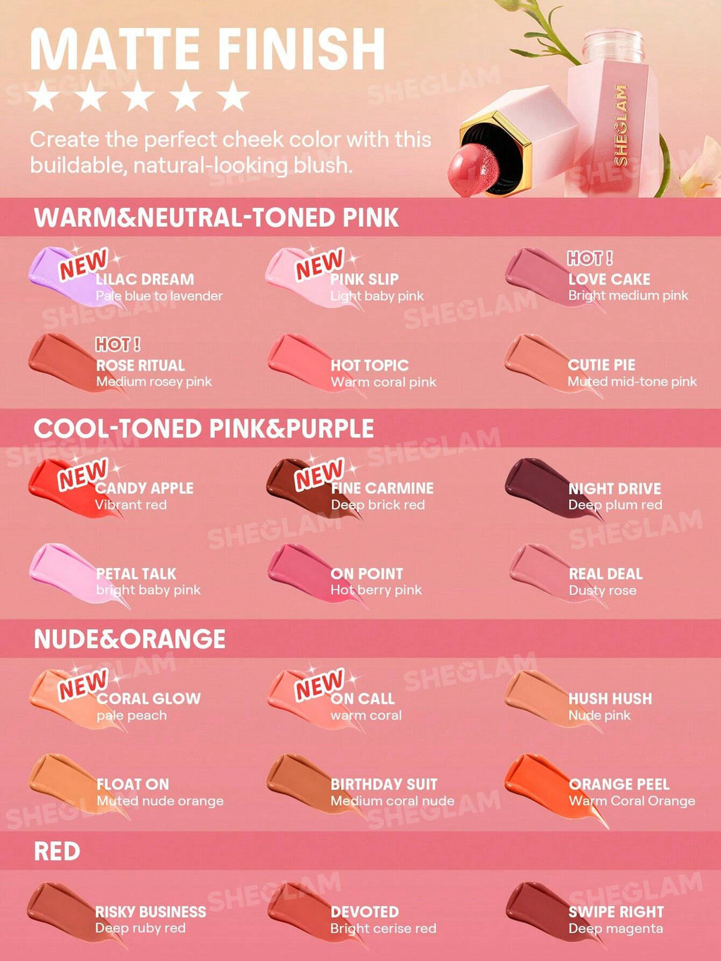 Sheglam - Color Bloom Matte Liquid Blush
