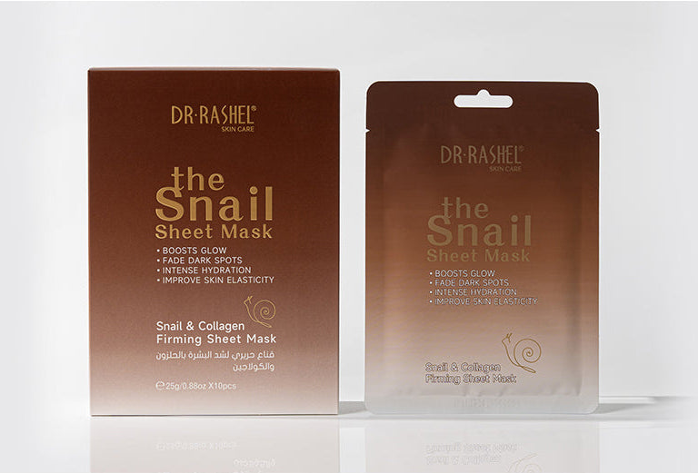 Dr Rashel - Snail & Collagen Firming Sheet Mask (Pack Of 10)