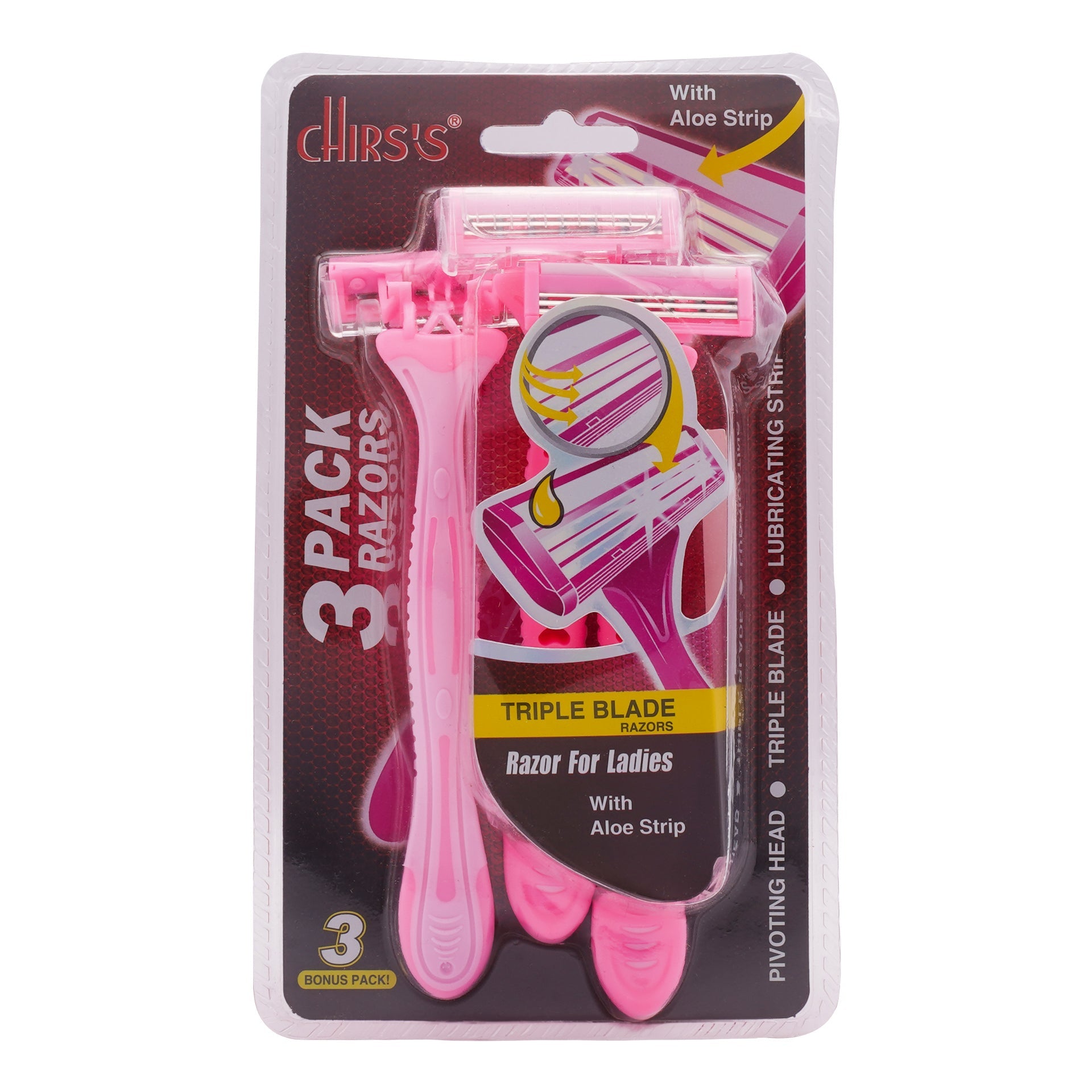 Chirs's - Triple Blade With Aloe Strip Razor