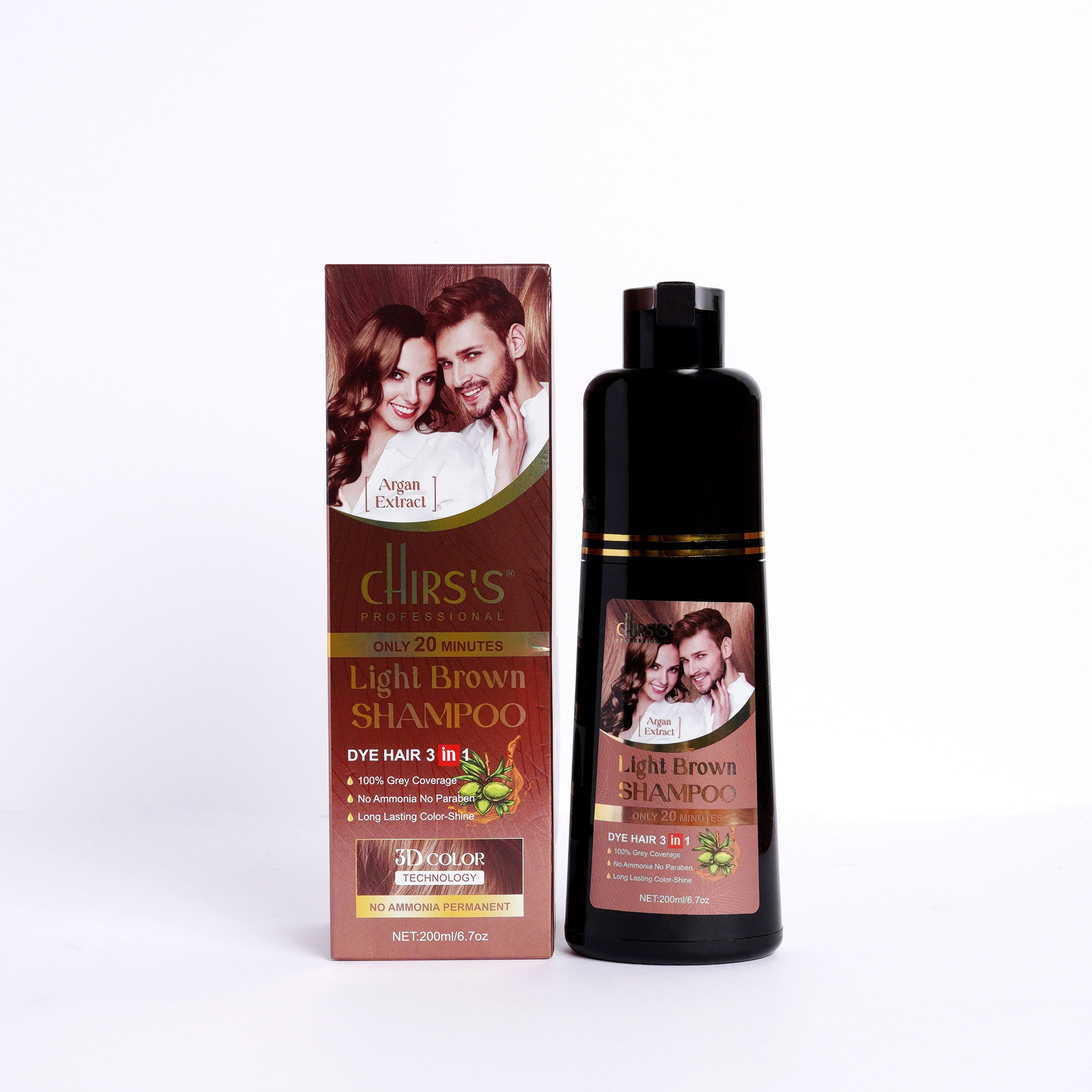 Chirs's - Light Brown Shampoo - 200ml