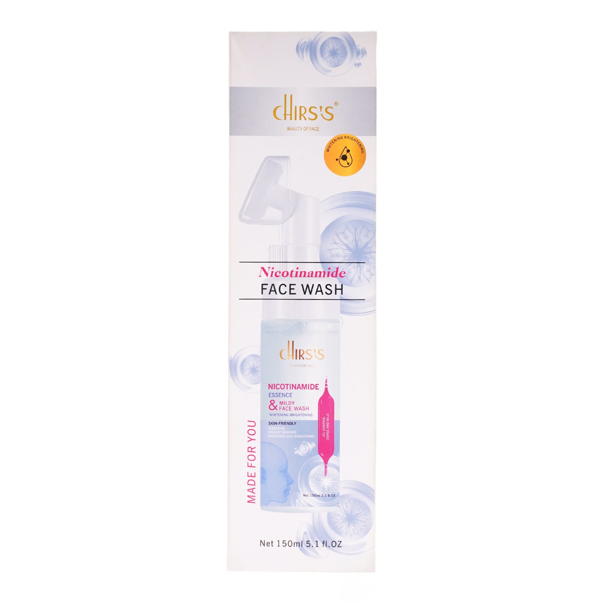 Chirs's - Nicotinamide Essence & Mildy Face Wash - 150ml