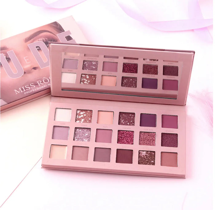 Miss Rose - New Nude Eyeshadow Palette - 19.7G