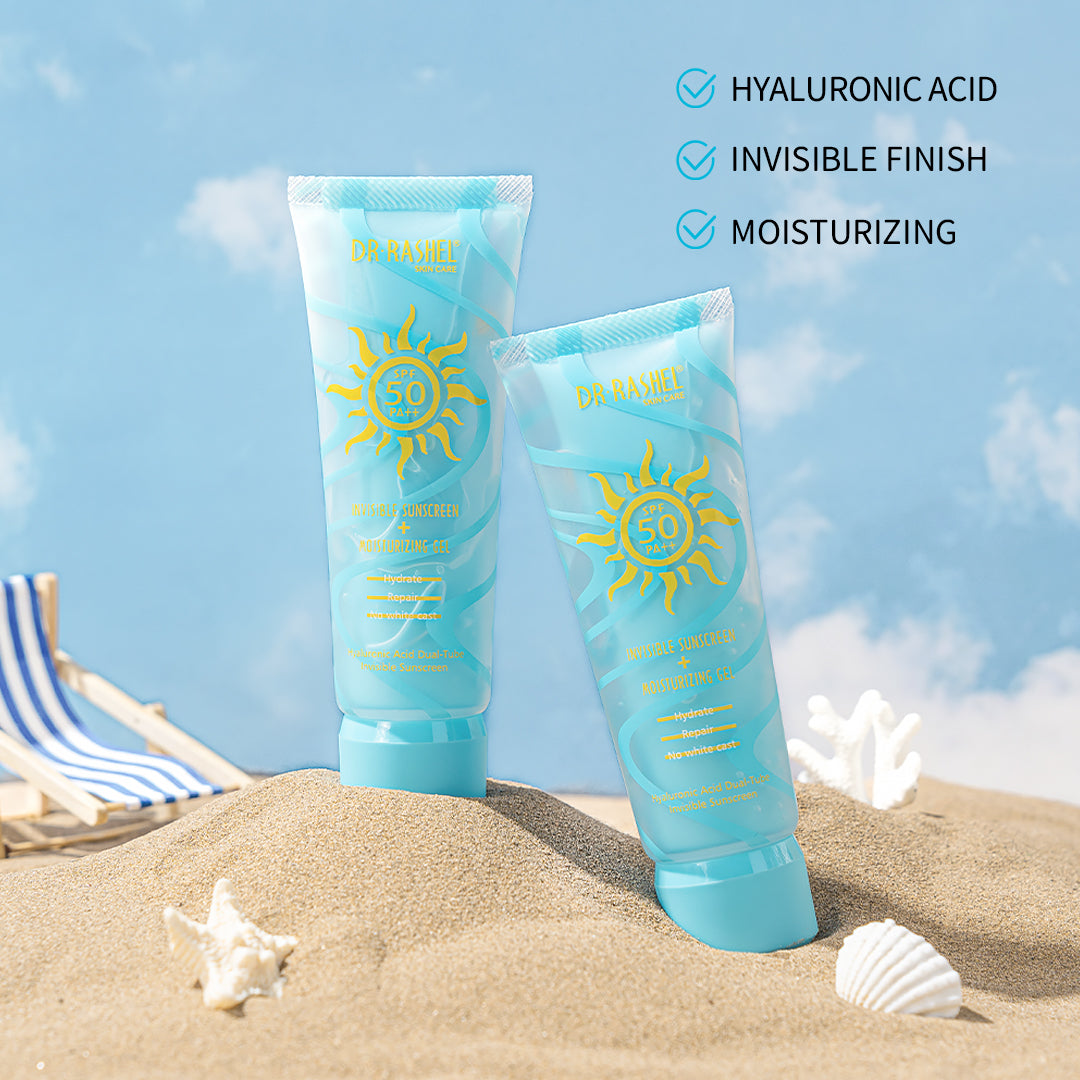 Hyaluronic Acid Dual-Tube Sunscreen & Moisturizing Gel SPF 50