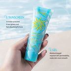 Hyaluronic Acid Dual-Tube Sunscreen & Moisturizing Gel SPF 50