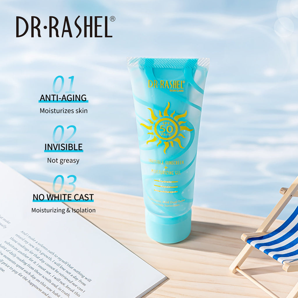 Hyaluronic Acid Dual-Tube Sunscreen & Moisturizing Gel SPF 50