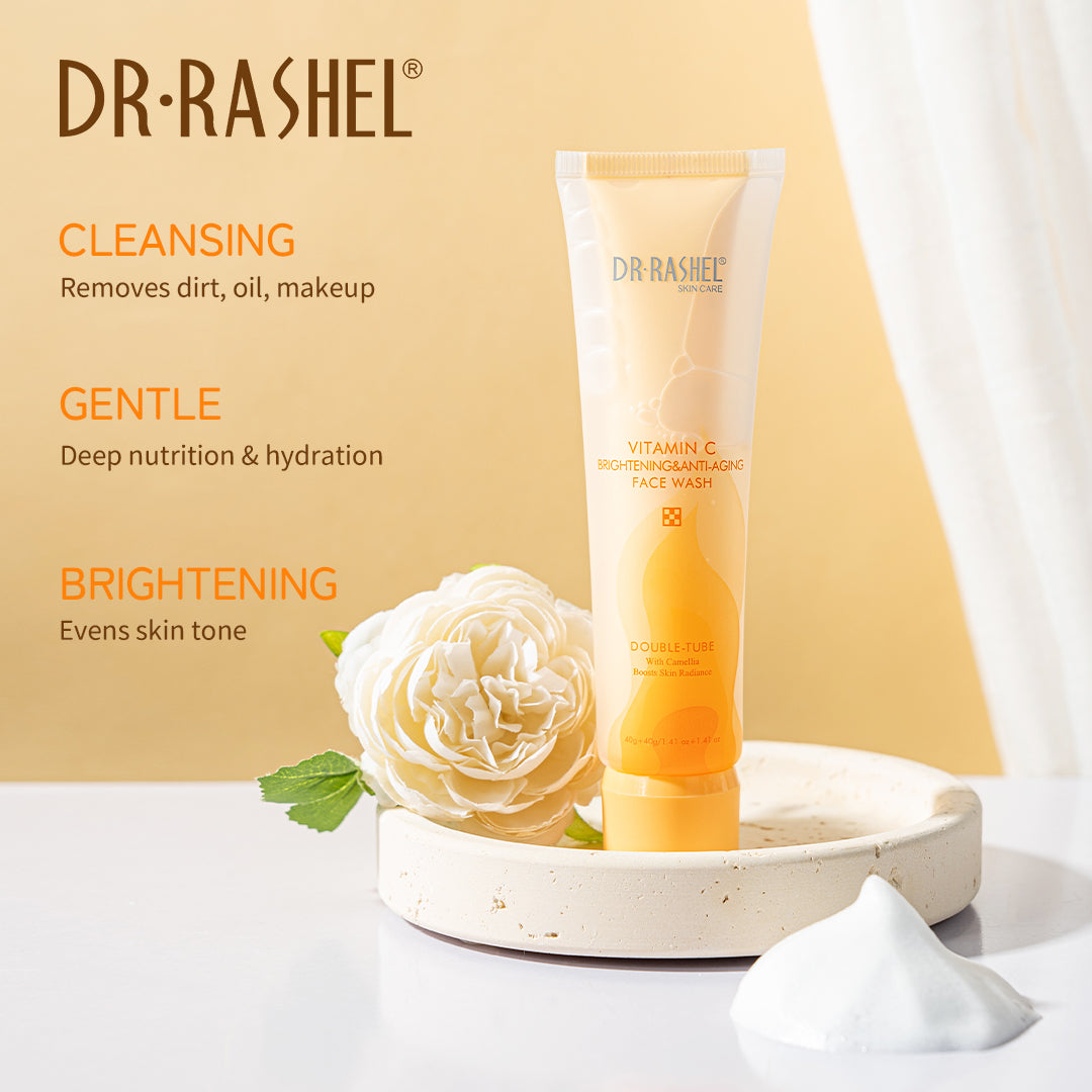 Vitamin C Double-Tube Face Wash 