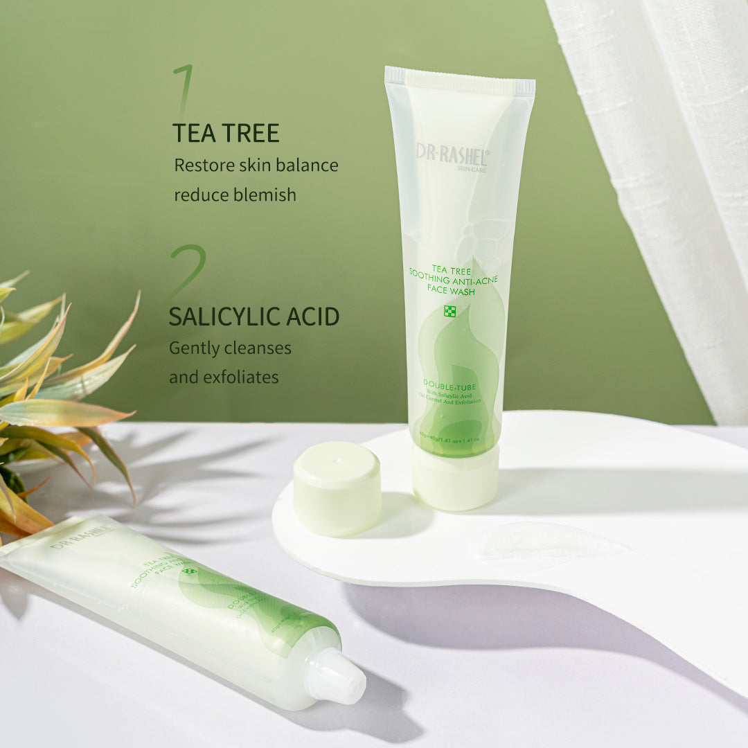 Tea Tree Double-Tube Face Wash