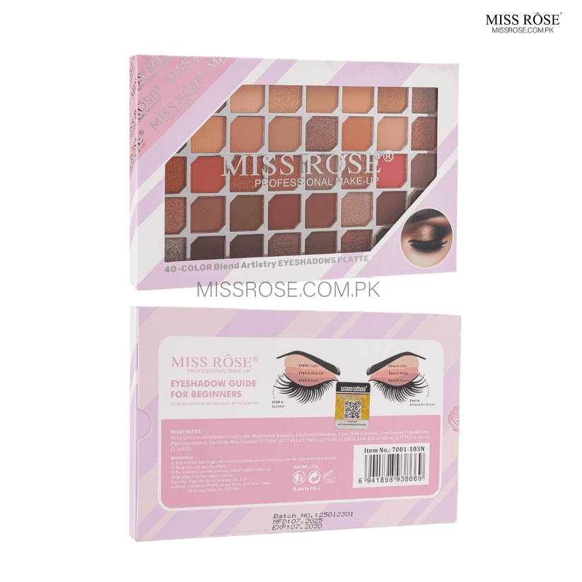 Miss Rose - 40 Color Eye Shadow Kit