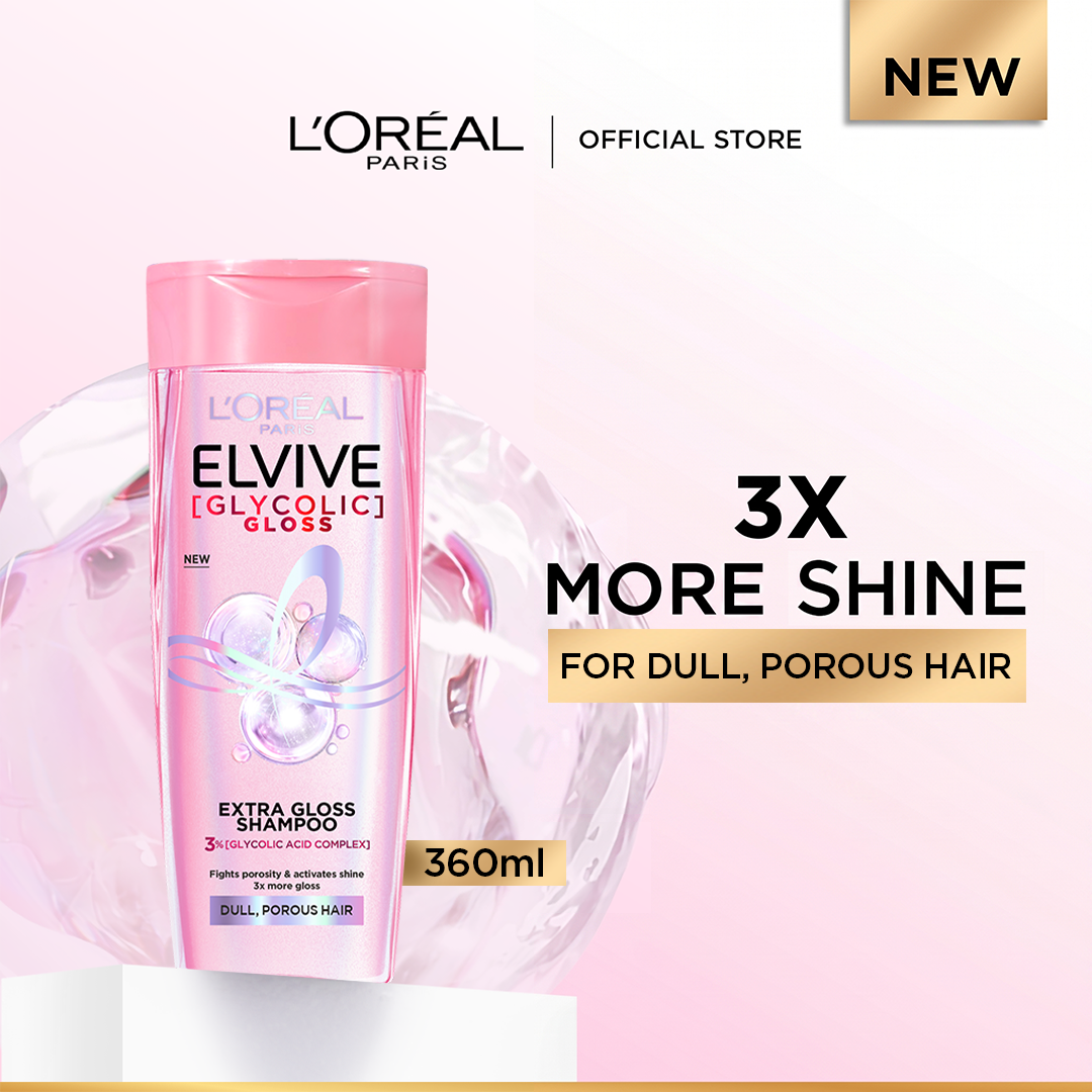 L'Oreal Paris - Elvive Shampoo Glycolic Gloss 360ml