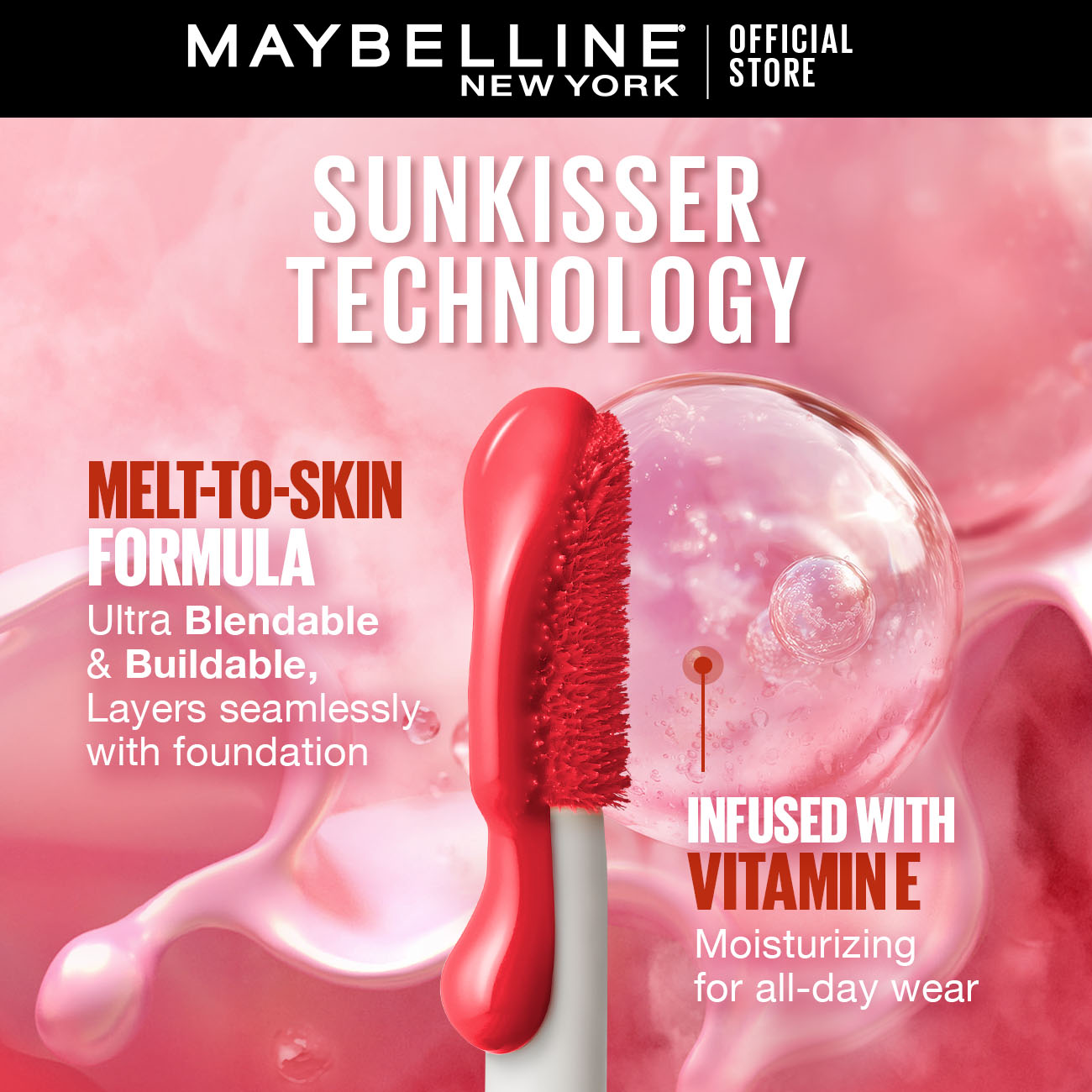 Maybelline - New York Sunkisser Liquid Glow Blush - Matte Lilac Clouds 32