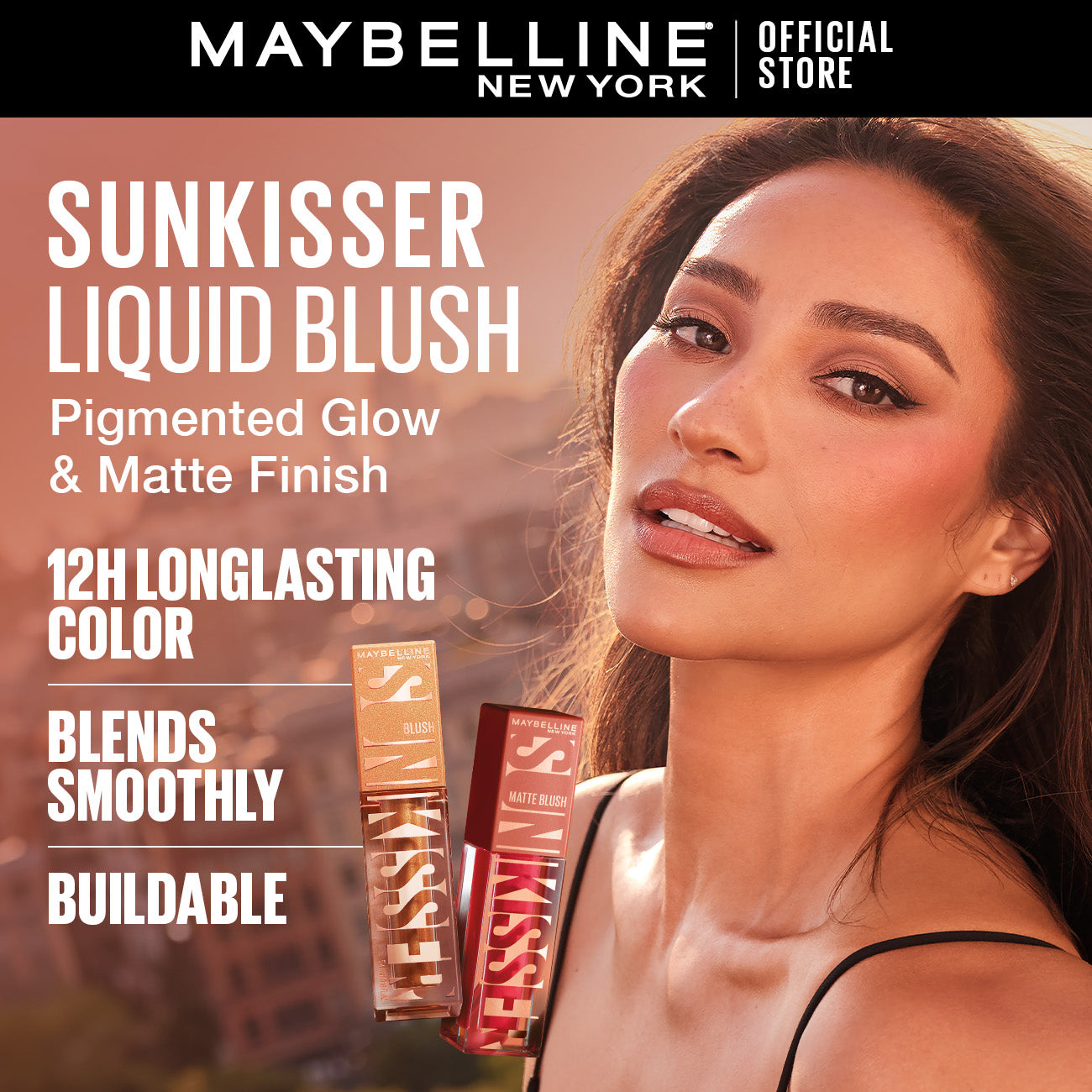 Maybelline - New York Sunkisser Liquid Glow Blush - Matte Lilac Clouds 32