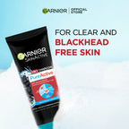 Garnier - Pure Active 3-in-1 Charcoal Blackhead Face Wash, Mask & Scrub - 100ml