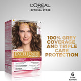 LOreal Paris - Excellence Crème Hair Color - 6 Dark Blonde