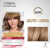 LOreal Paris - Excellence Crème Hair Color - 7 Blonde