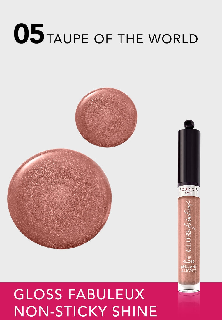 Bourjois - Gloss Fabuleux Lip Gloss Taupe Of World