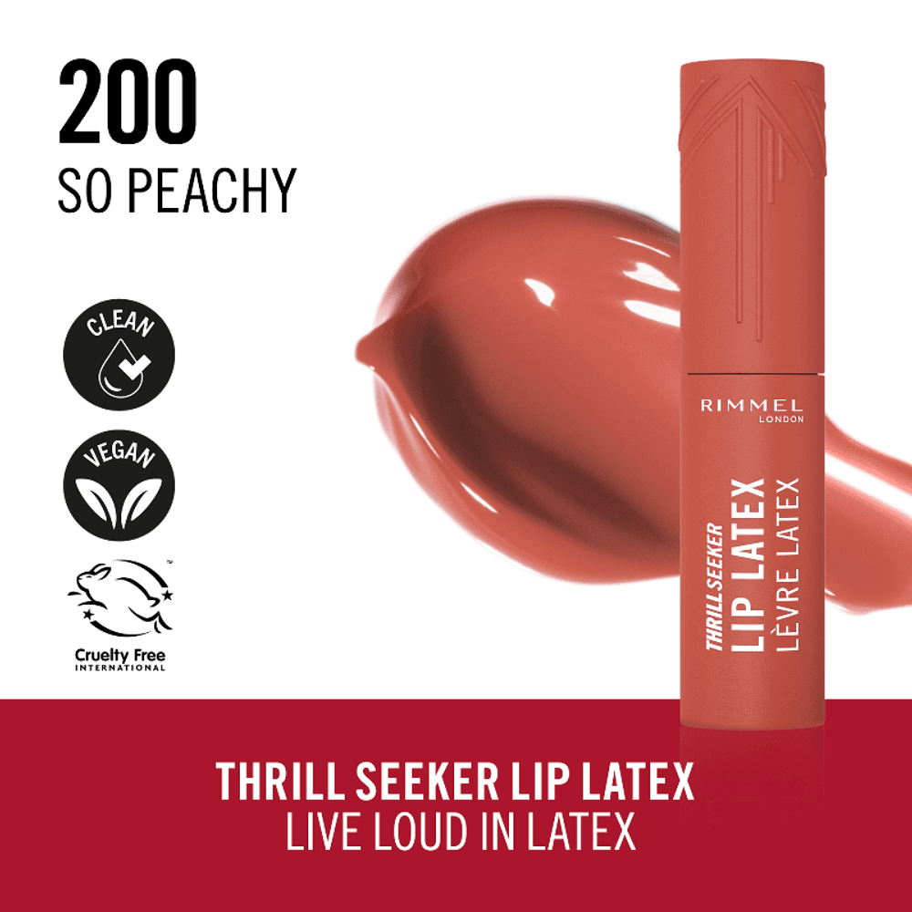 Rimmel London - Thrill Seeker Lip Latex 200 - So Peachy