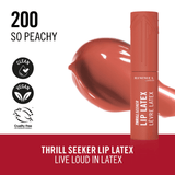 Rimmel London - Thrill Seeker Lip Latex 200 - So Peachy