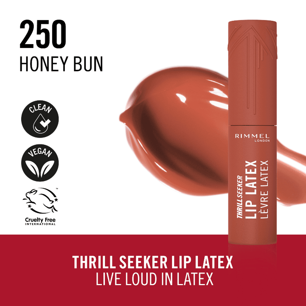 Rimmel London - Thrill Seeker Lip Latex 250 - Honey Bun