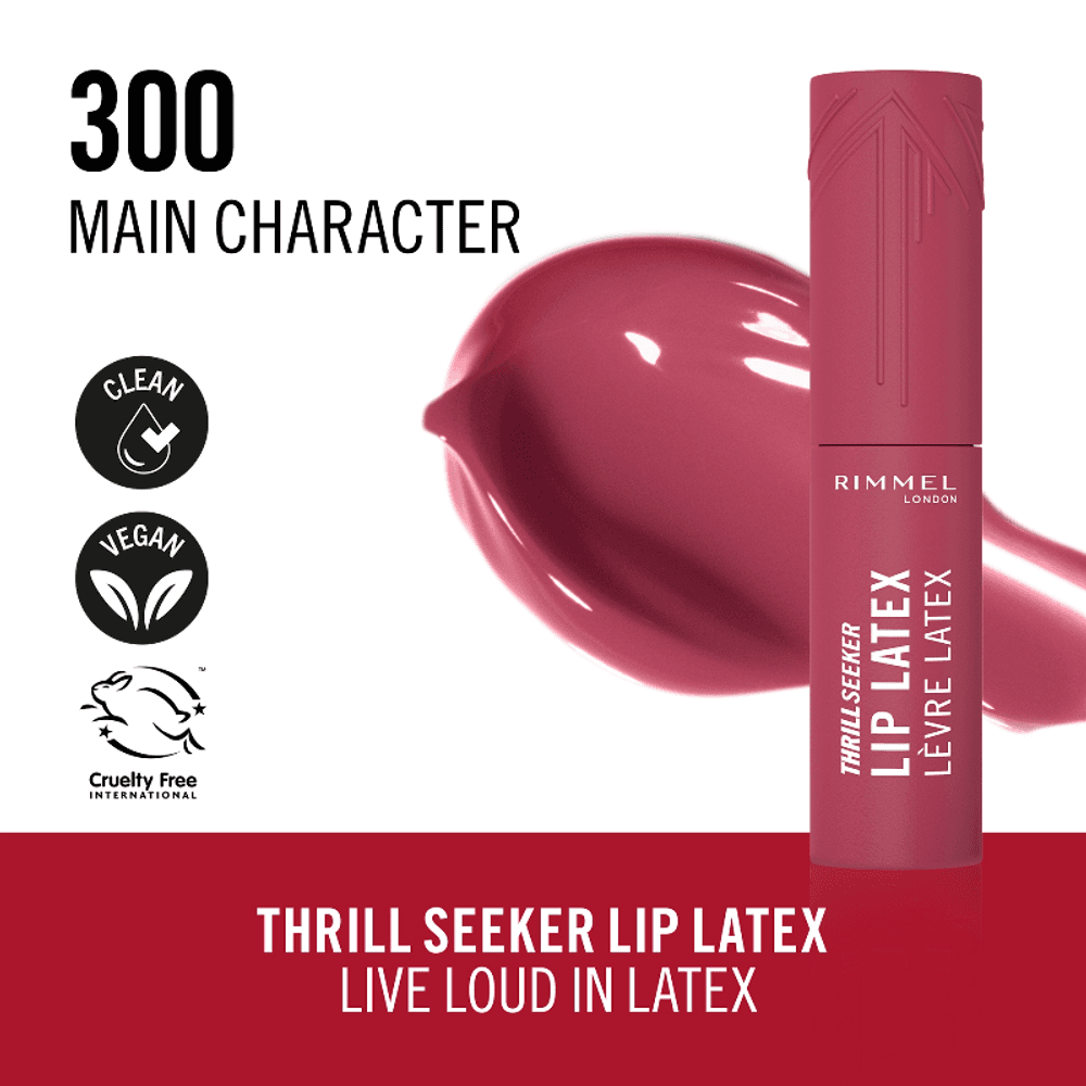 Rimmel London - Thrill Seeker Lip Latex 300 - Main Character