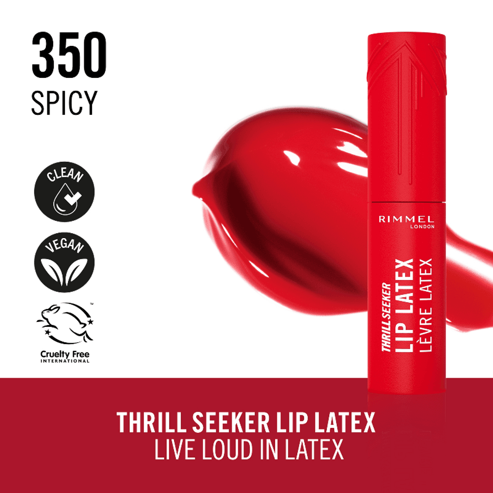 Rimmel London - Thrill Seeker Lip Latex 350 - Spicy