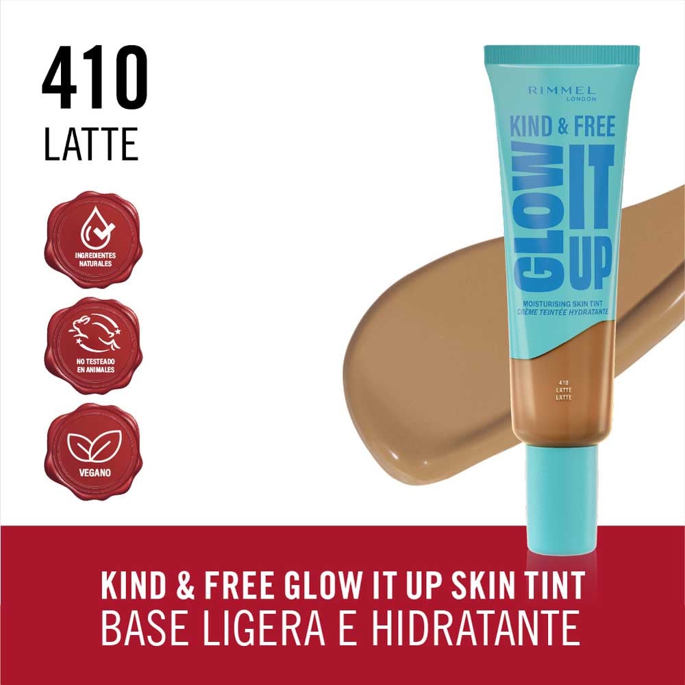 Rimmel London - Kind & Free Liquid Foundation Moisturising Latte 30ml