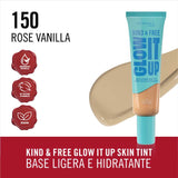 Rimmel London - Kind & Free Glow It Up Moisturizing Skin Tint - 150 Rose Vanilla