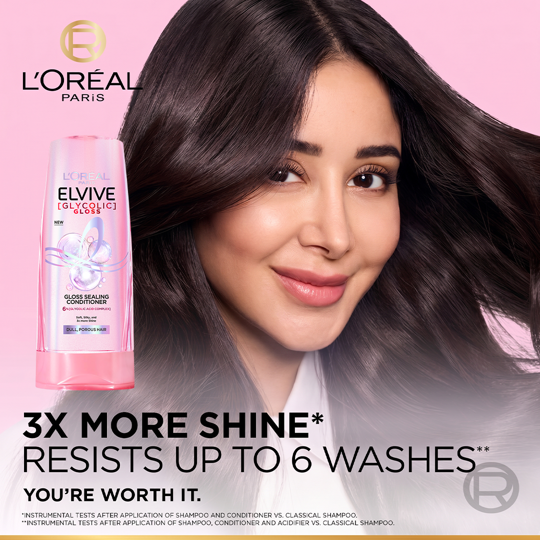 L'Oreal Paris - Elvive Conditioner Glycolic Gloss 175ml