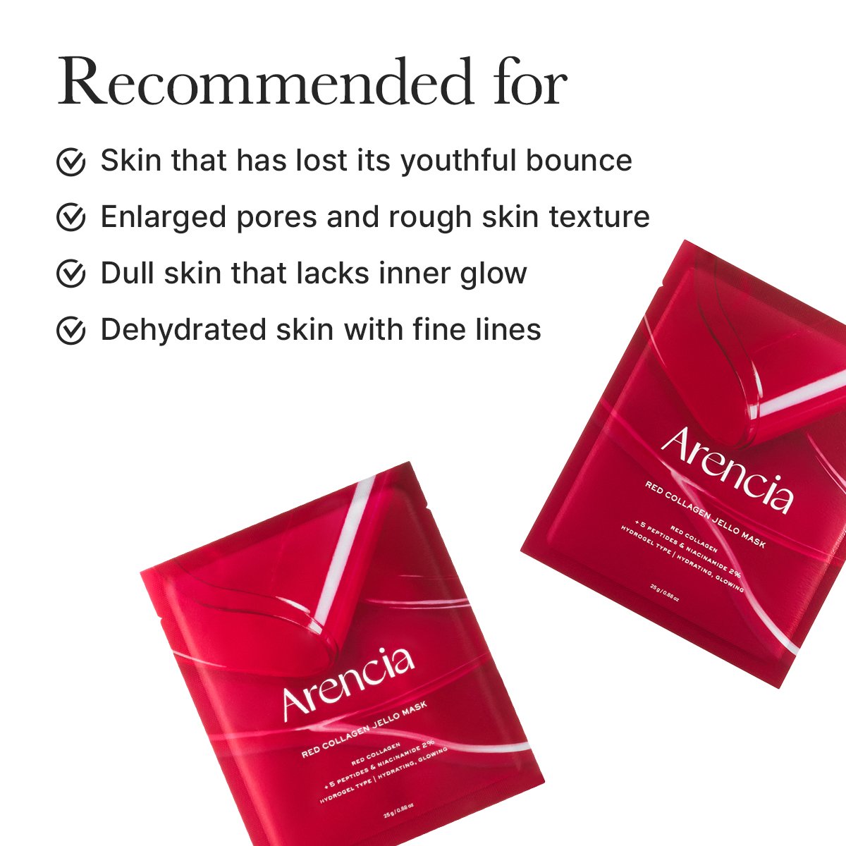 Arencia - Red Collagen Jello Mask 25G