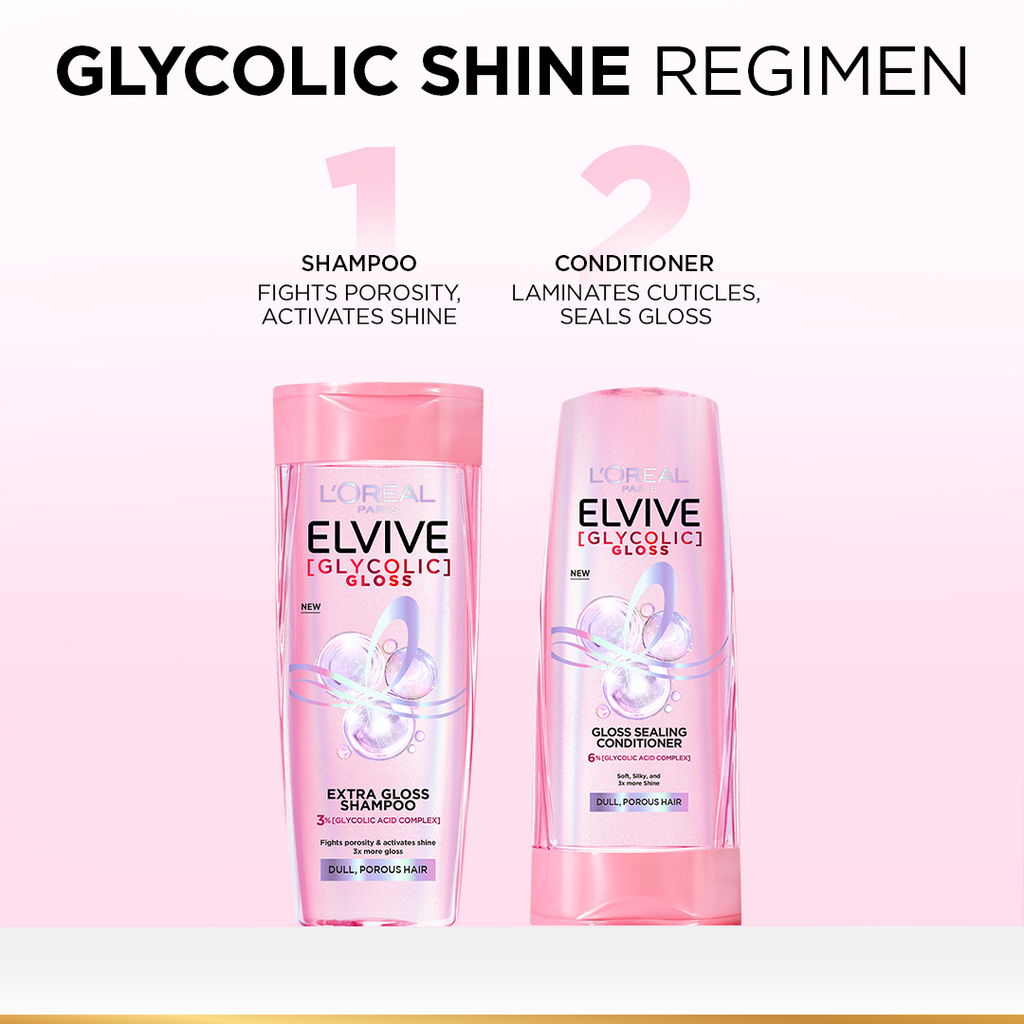 L'Oreal Paris - Elvive Shampoo Glycolic Gloss 360ml
