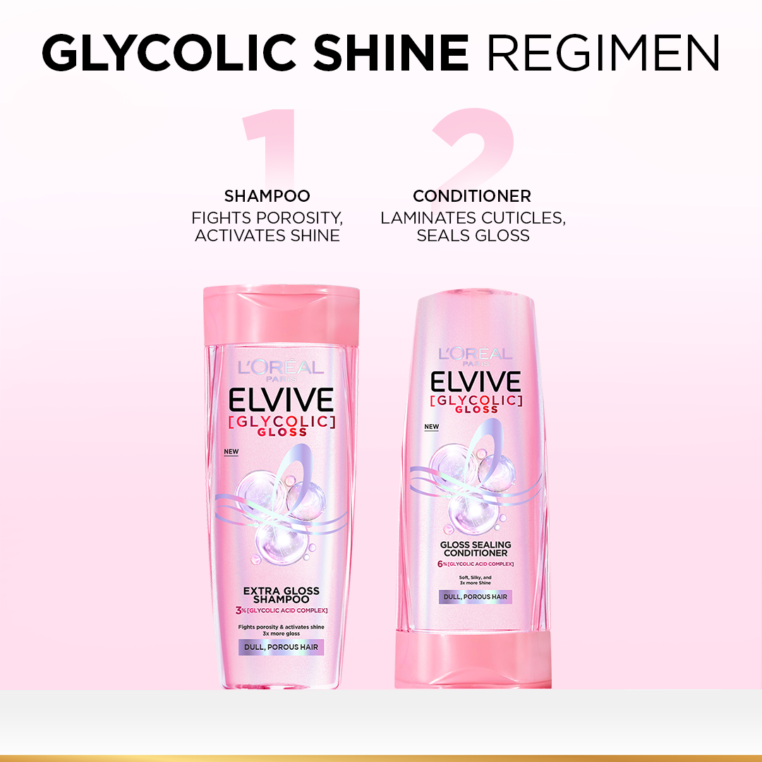 L'Oreal Paris - Elvive Shampoo Glycolic Gloss 360ml