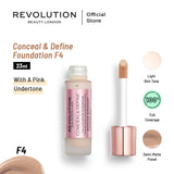 Revolution - Conceal & Define Foundation - F4