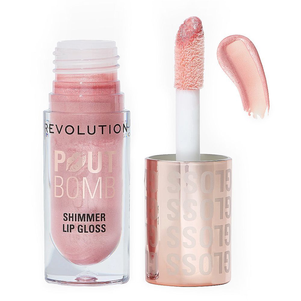 Revolution - Pout Bomb Shimmer Gloss - Shine Pink