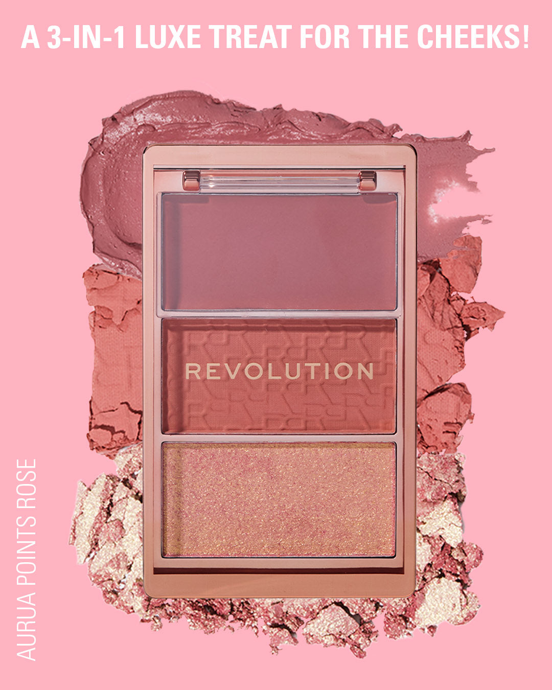 Revolution - Blush Icon Palette - Aura Points Rose