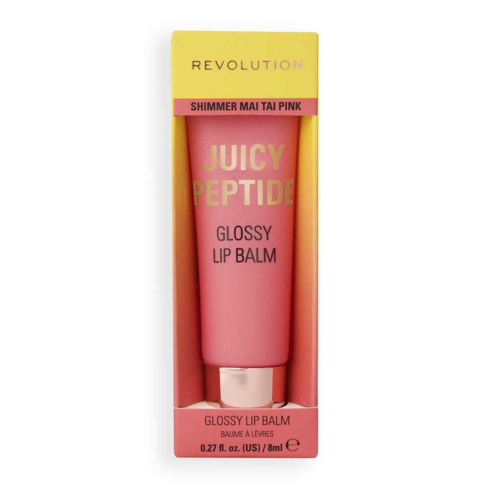Revolution - Peptide Lip Balm - Shimmer Mai Tai Pink