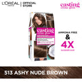 LOreal Paris - Casting Creme Gloss Hair Color - 513 Ashy Nude Brown
