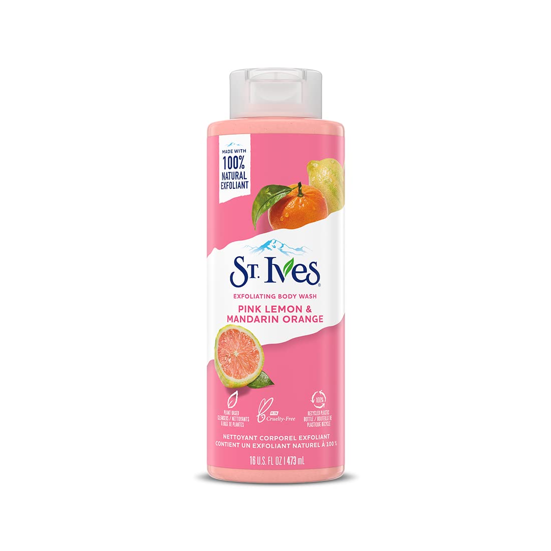 St.Ives - Pink Lemon  + Orange Body Wash - 473ml