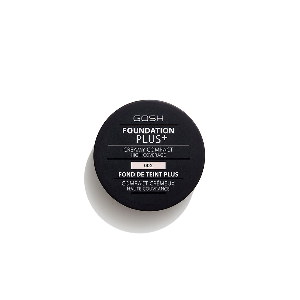 Gosh - Foundation Plus Creamy Compact - 002 Ivory